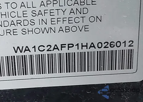 2017 Audi Q5 2.0T Premium из США, поврежденный, VIN WA1C2AFP1HA026012